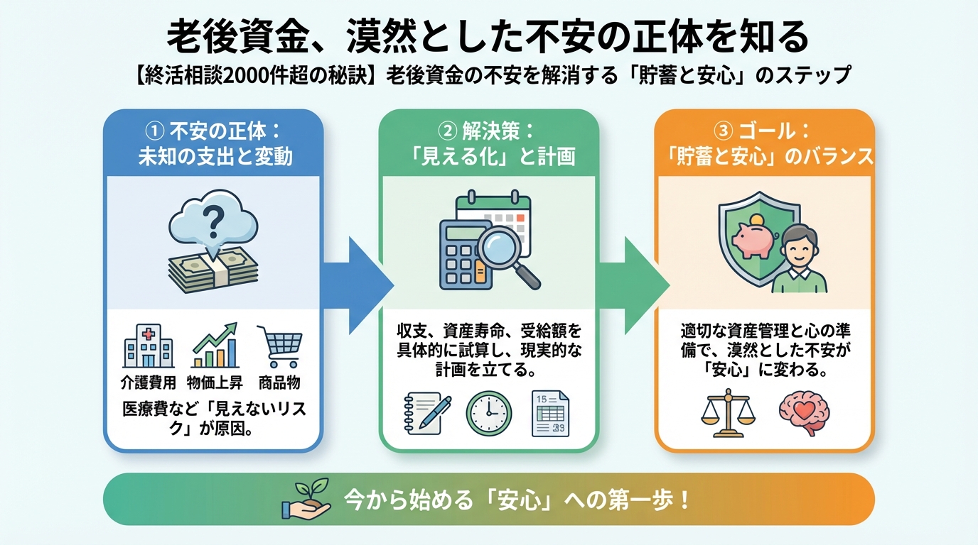 老後資金 老後資金、漠然とした不安の正体を知る