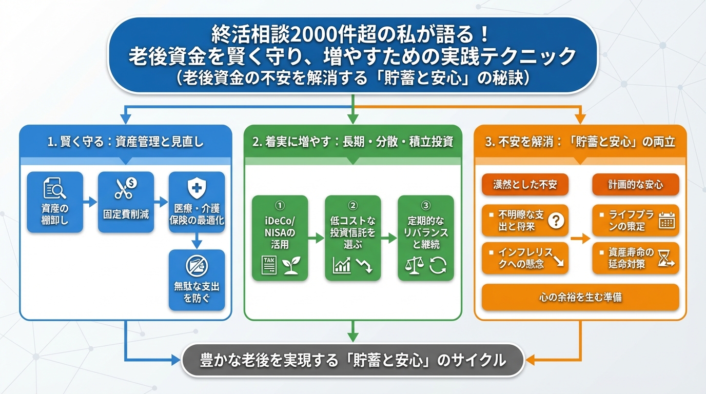 老後資金 老後資金を賢く守り、増やすための実践テクニック