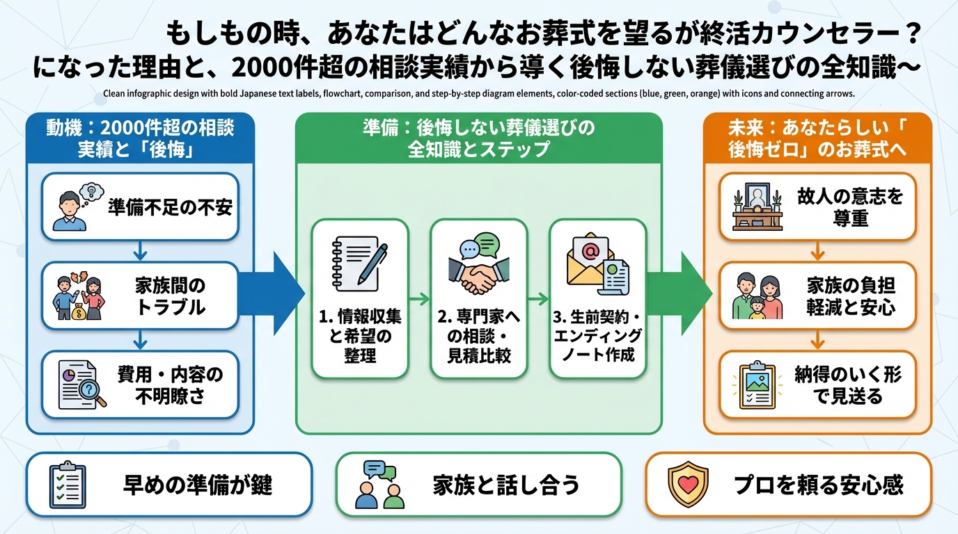 葬儀 もしもの時、あなたはどんなお葬式を望みますか？～私が終活カウンセラーになった理由～