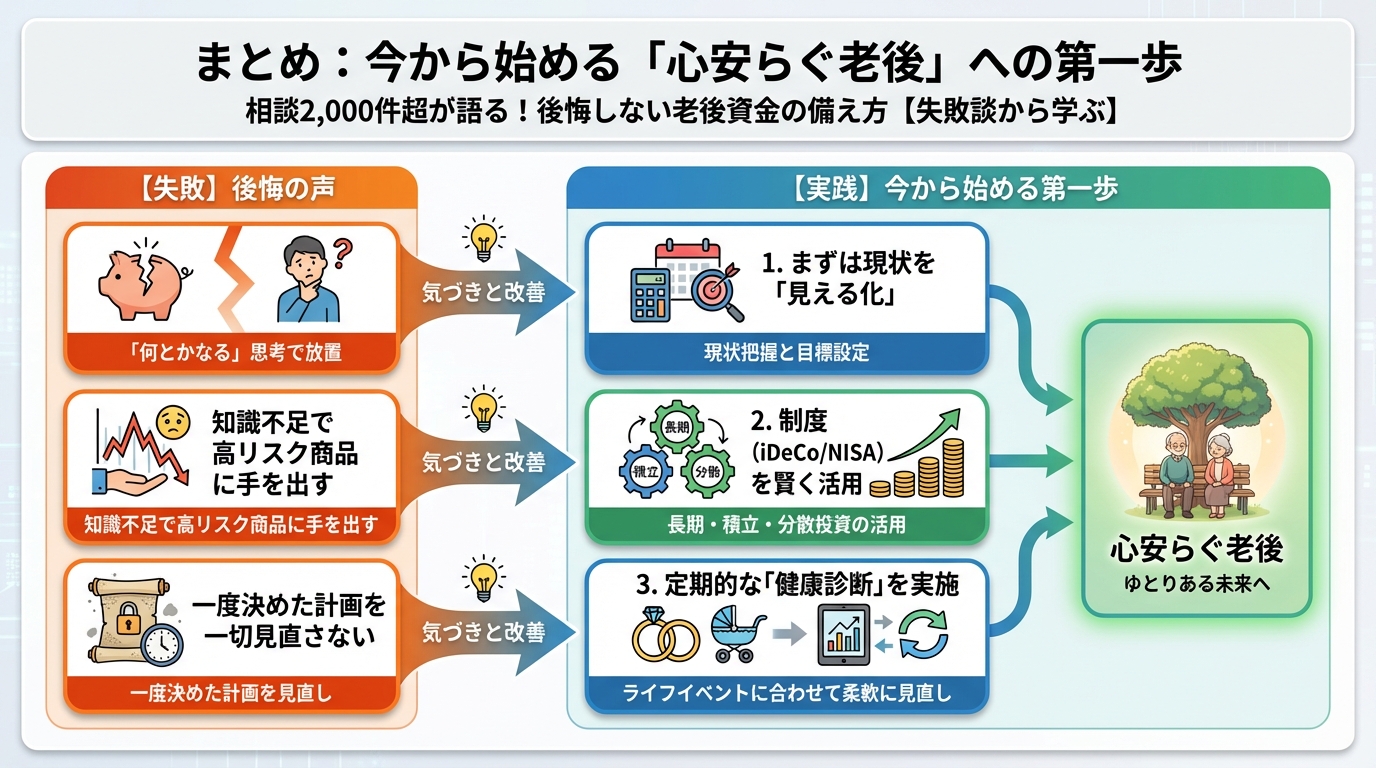老後資金 まとめ：今から始める「心安らぐ老後」への第一歩