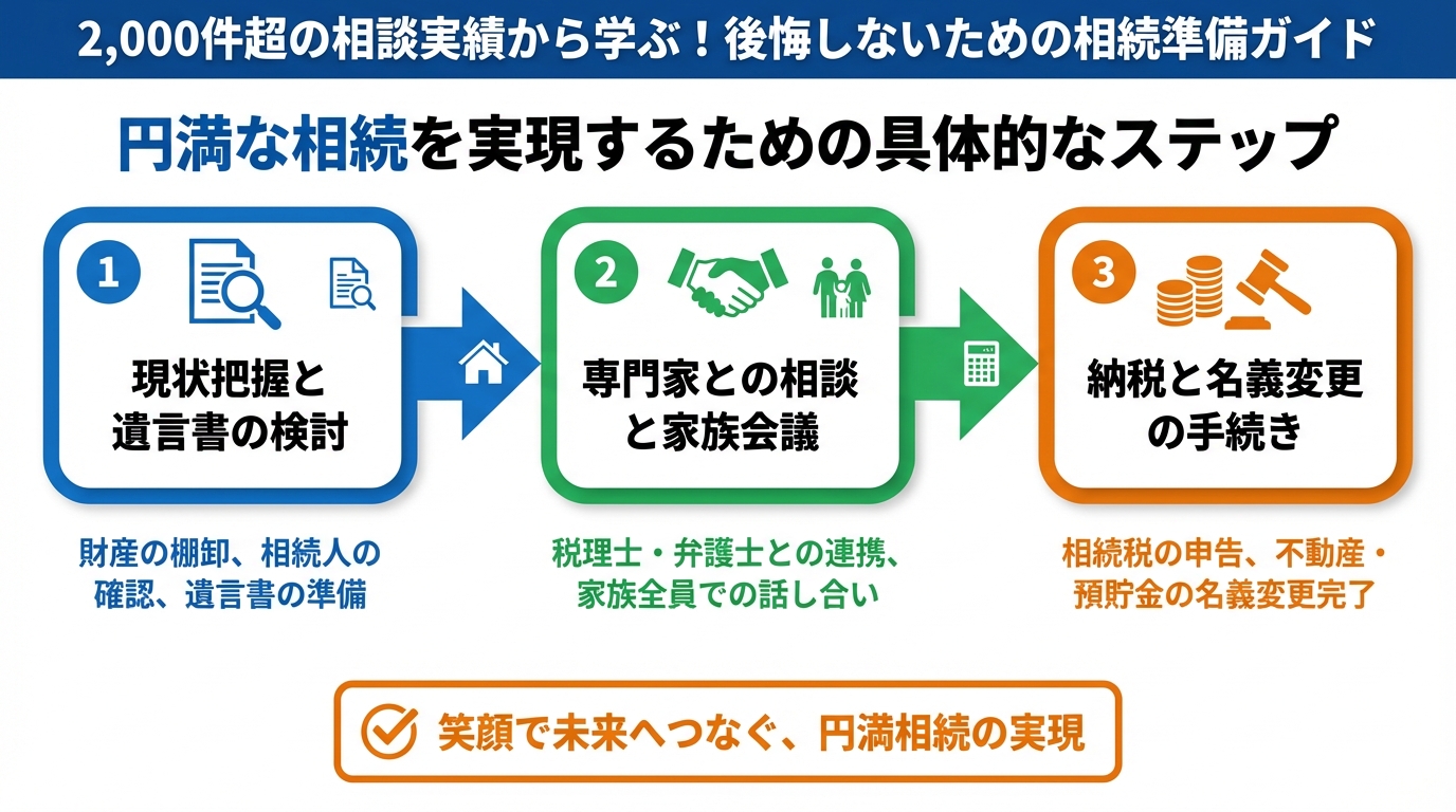 相続 円満な相続を実現するための具体的なステップ