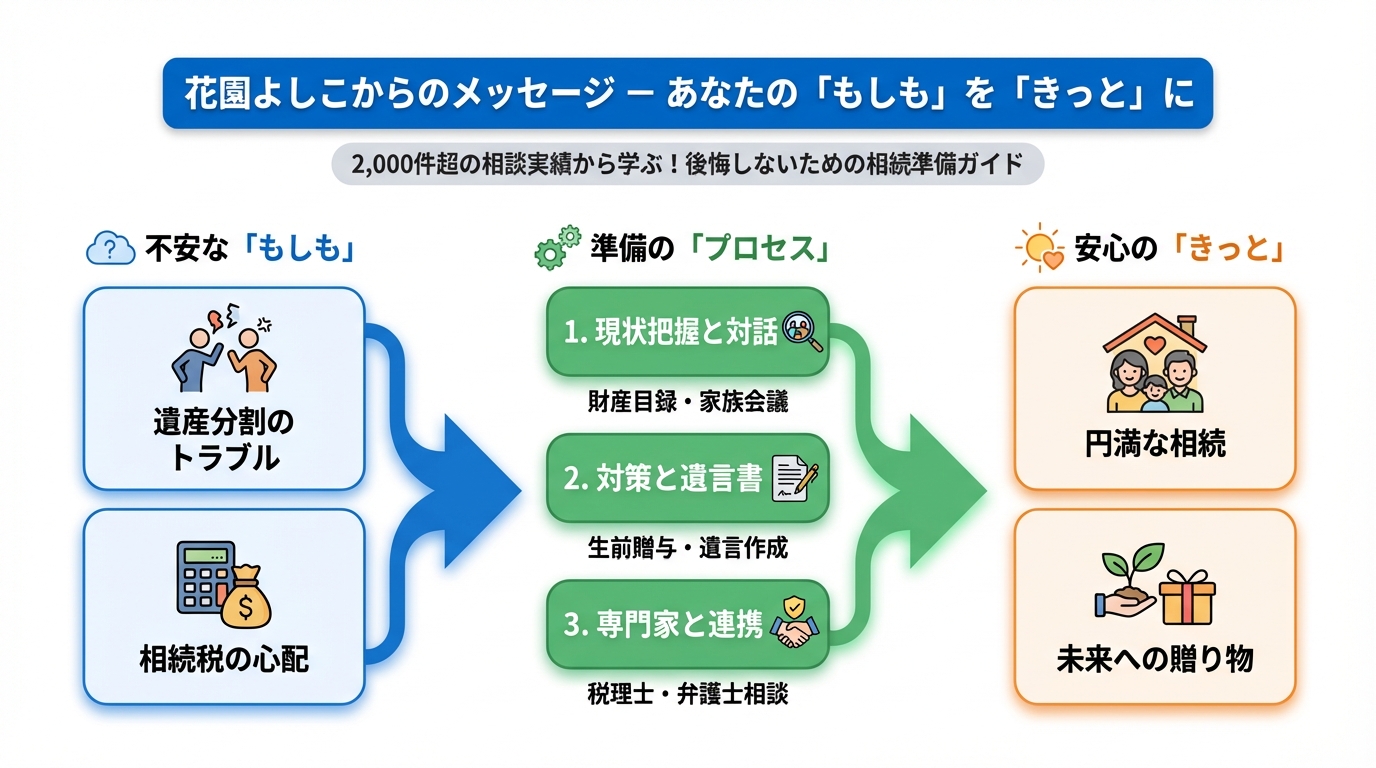 相続 終活良子からのメッセージ – あなたの「もしも」を「きっと」に