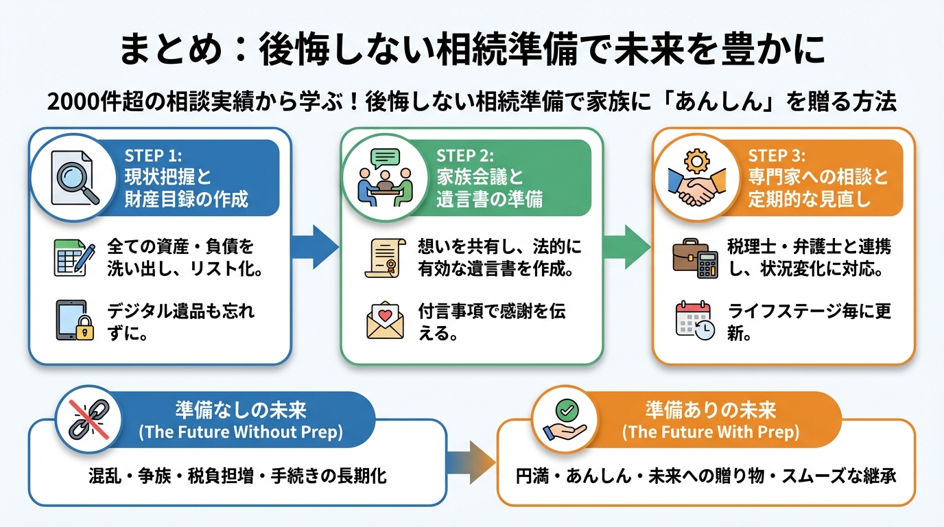 相続 まとめ：後悔しない相続準備で未来を豊かに