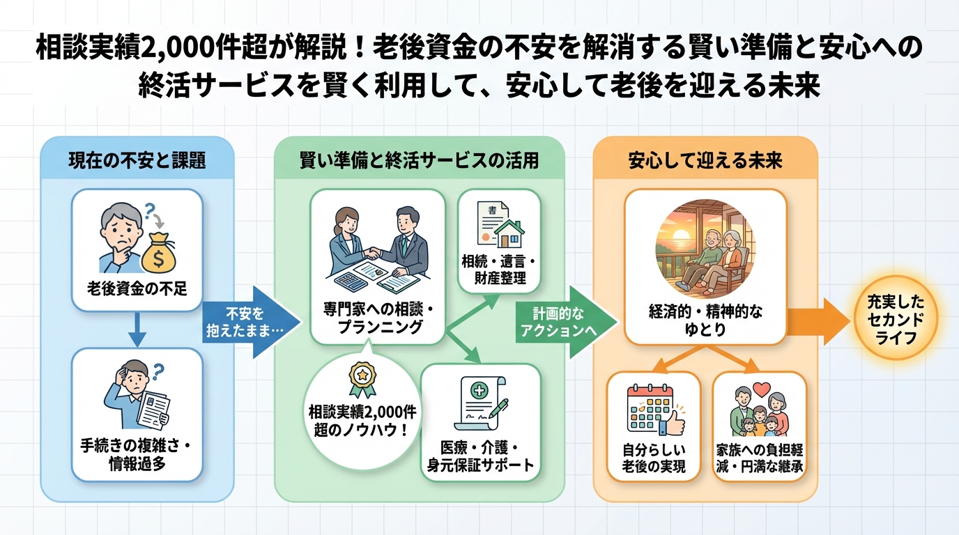 老後資金 終活サービスを賢く利用して、安心して老後を迎える未来