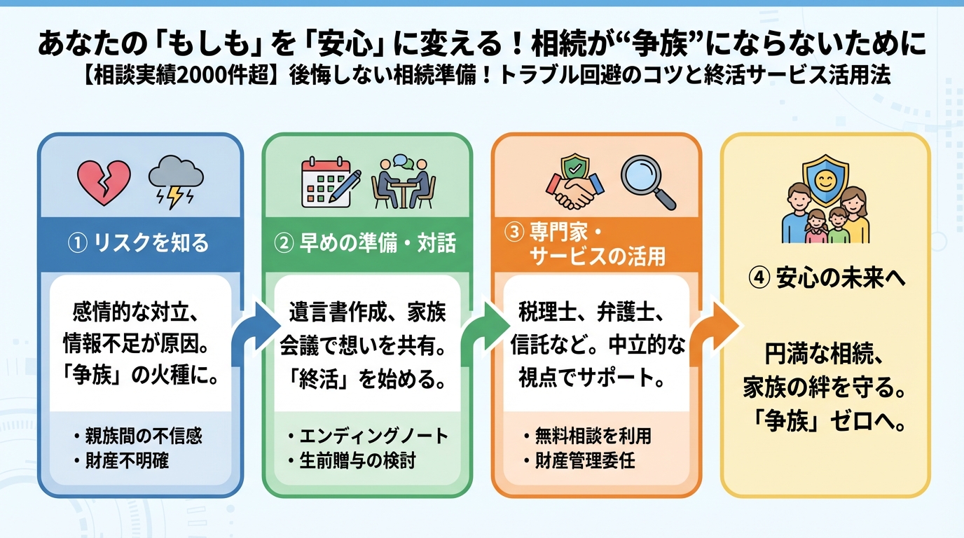 相続 あなたの「もしも」を「安心」に変える！相続が“争族”にならないために