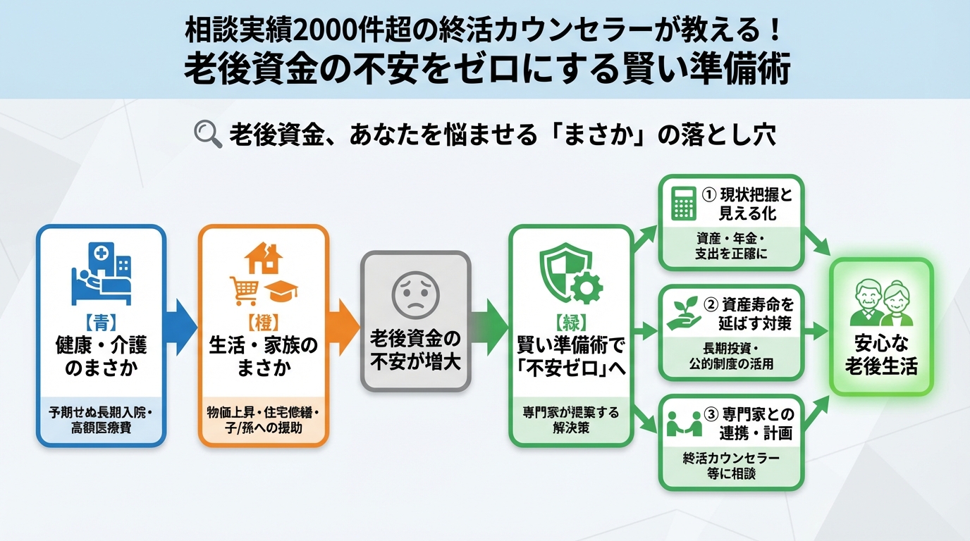老後資金 老後資金、あなたを悩ませる「まさか」の落とし穴