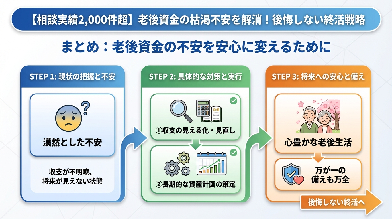 老後資金 まとめ：老後資金の不安を安心に変えるために