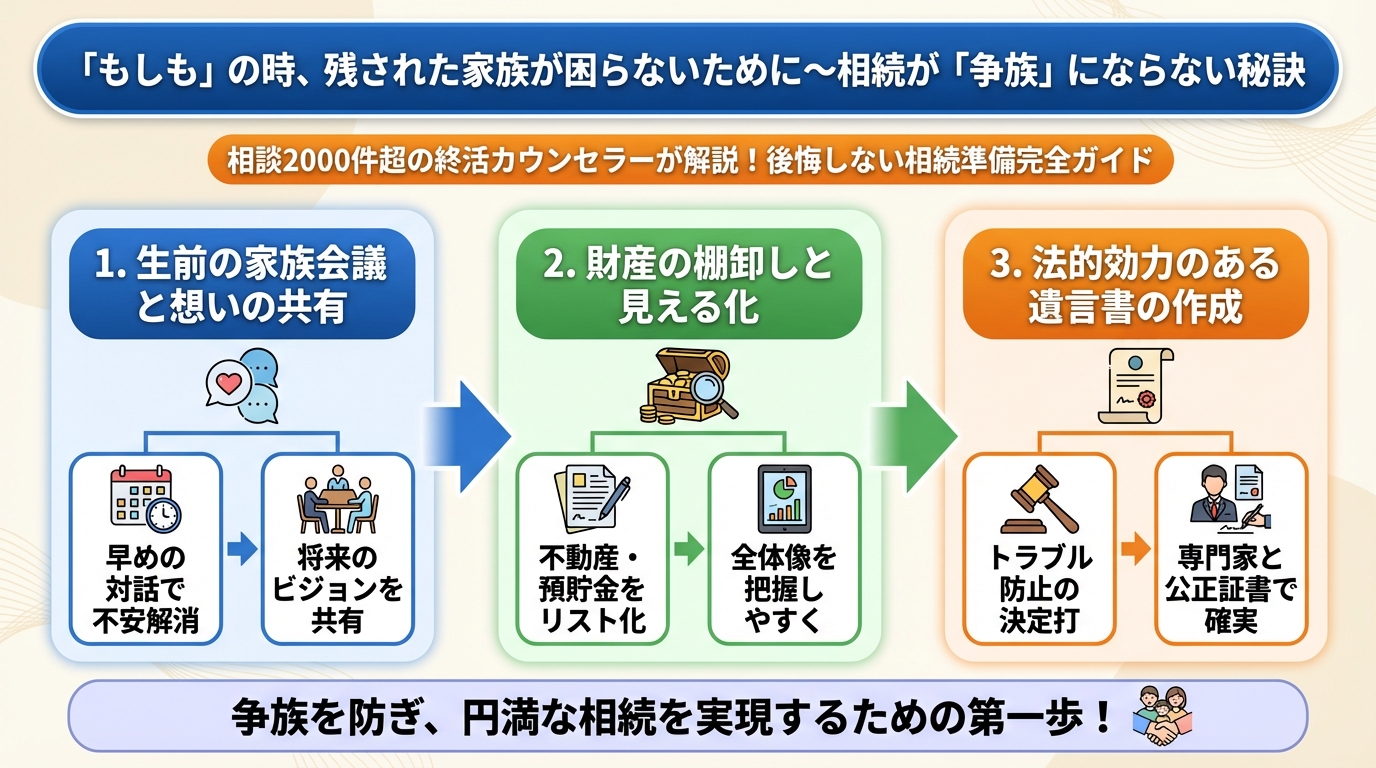 相続 「もしも」の時、残された家族が困らないために〜相続が「争族」にならない秘訣