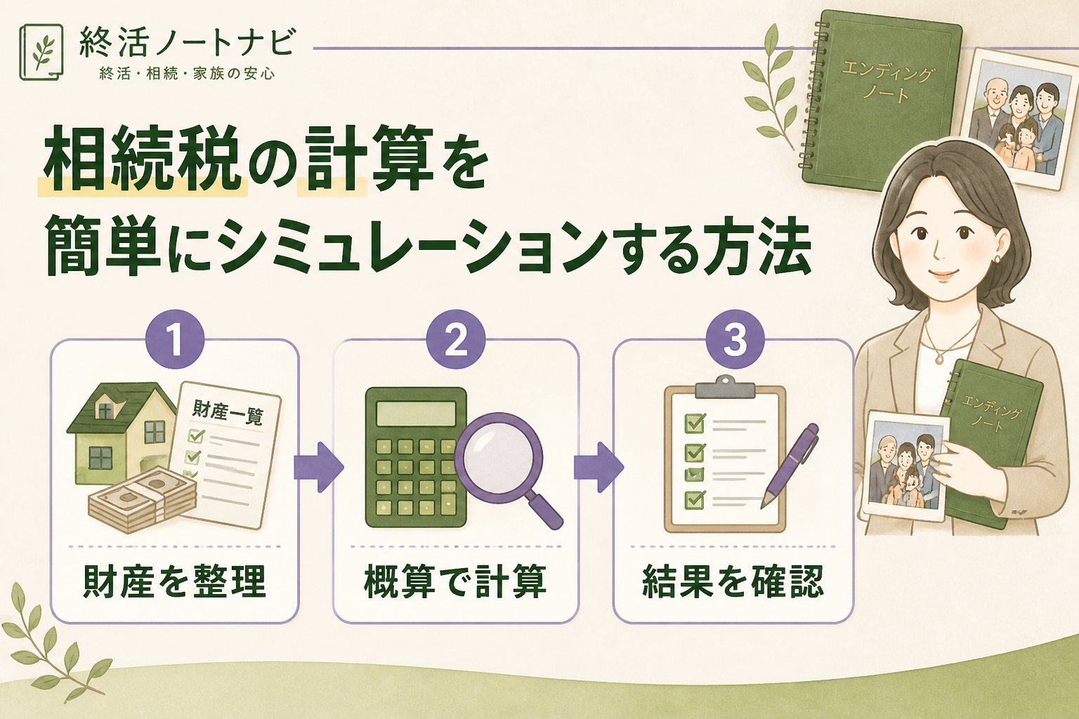 相続 相続税の計算を簡単にシミュレーションする方法