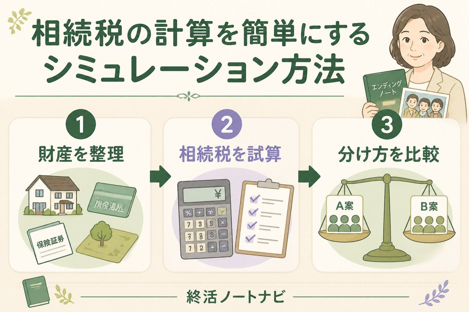 相続 相続税の計算を簡単にするシミュレーション方法
