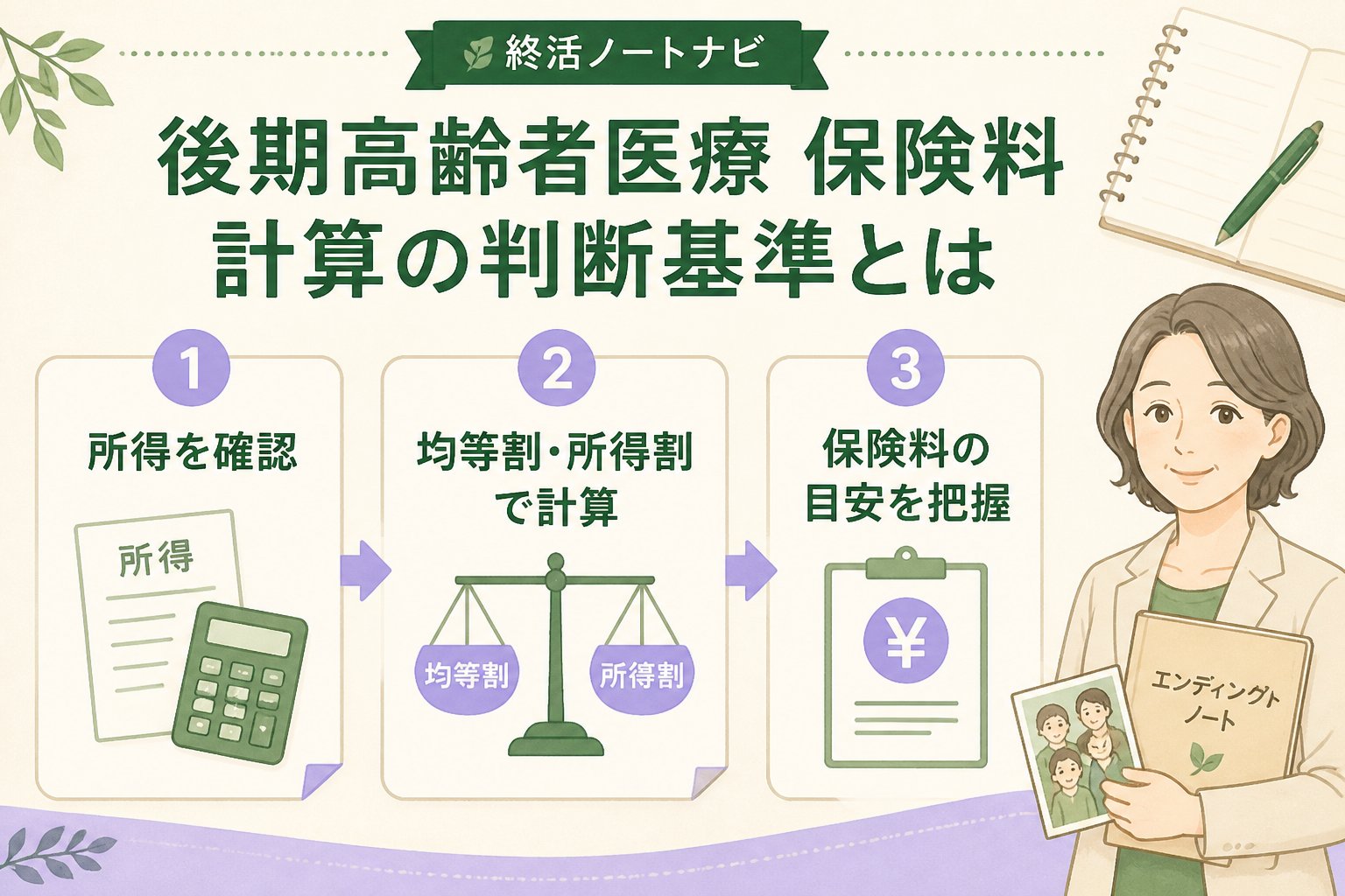 老後資金 後期高齢者医療 保険料 計算の判断基準とは
