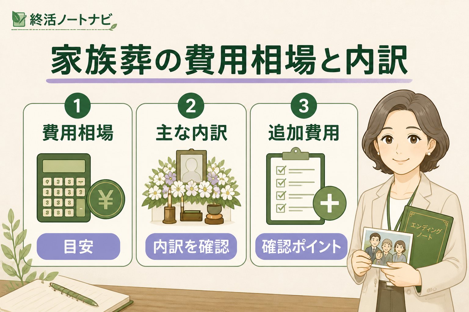 葬儀 家族葬の費用相場と内訳