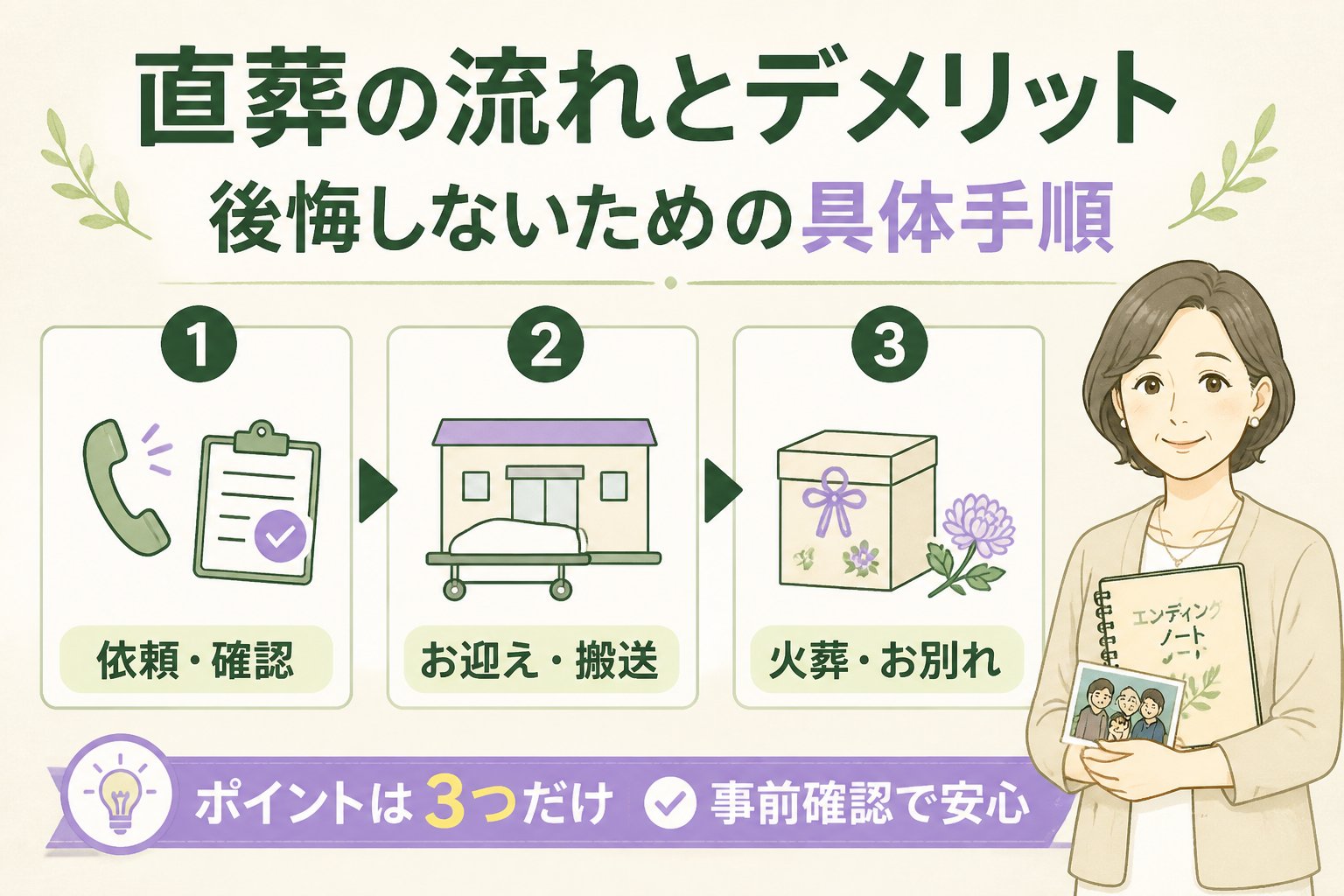 葬儀 直葬を選ぶ方が増えている理由と注意点
