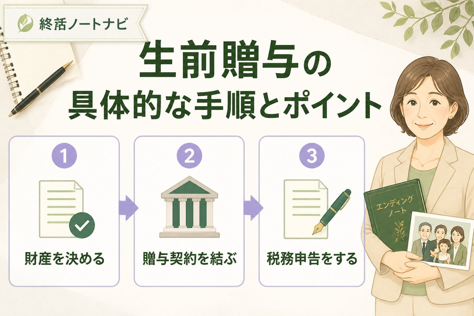 相続 生前贈与の具体的な手順とポイント