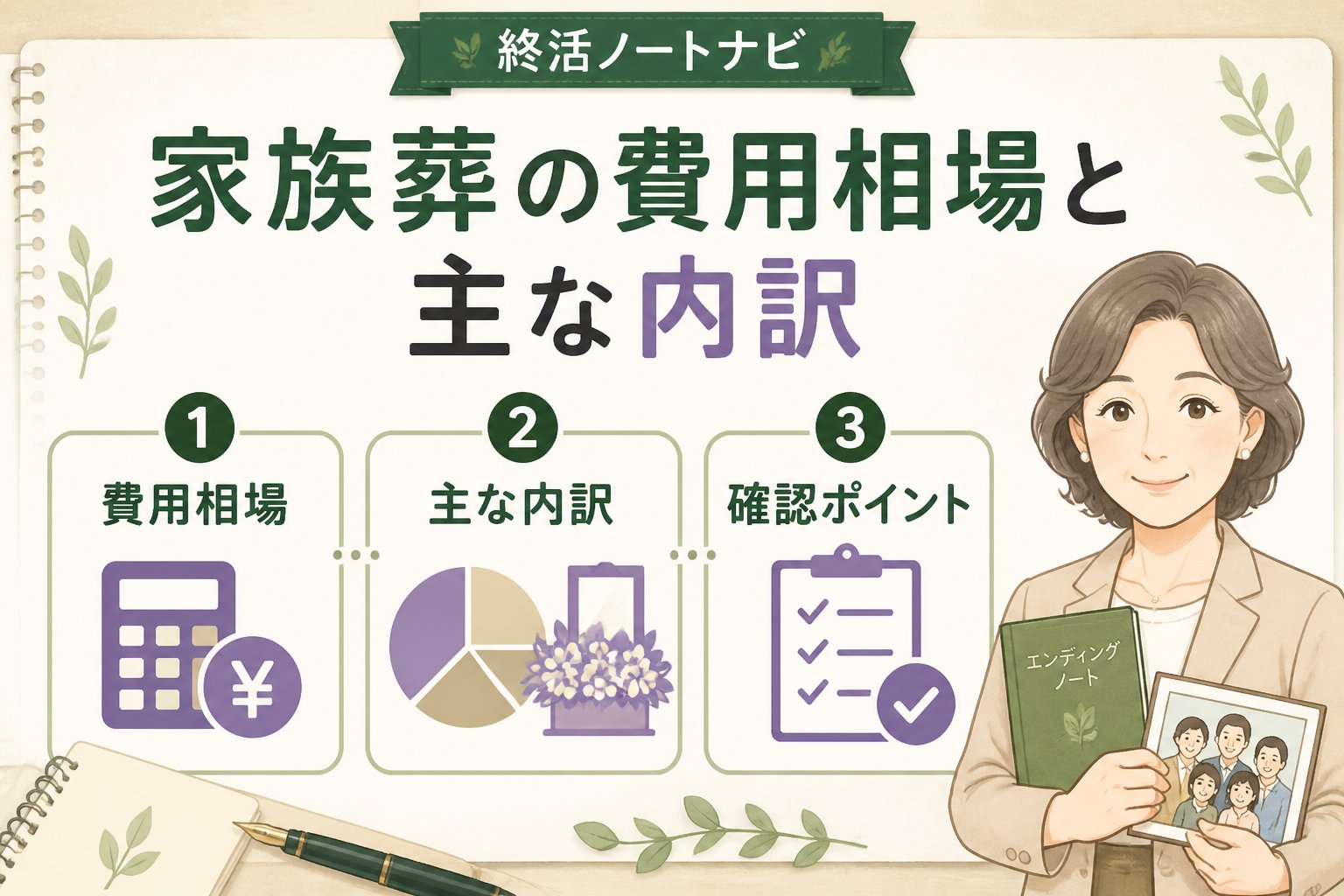 葬儀 家族葬の費用相場と主な内訳