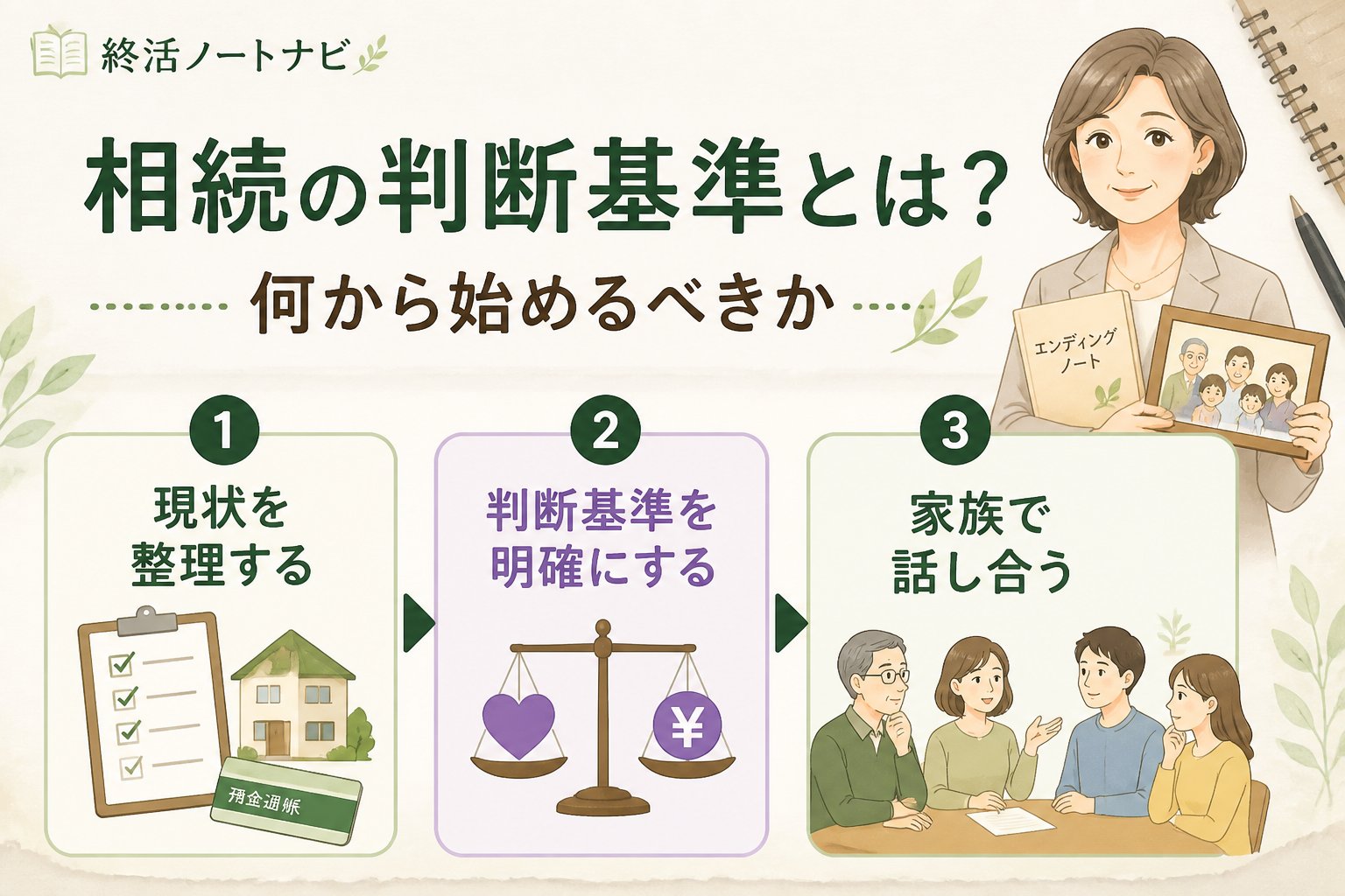 相続 相続の判断基準とは？何から始めるべきか