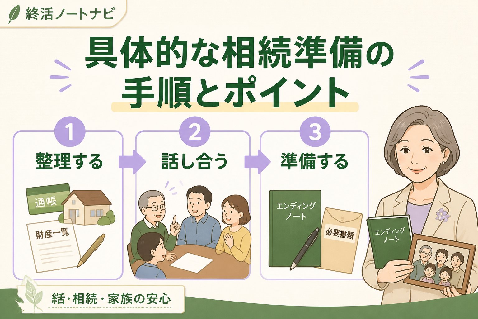 相続 具体的な相続準備の手順とポイント