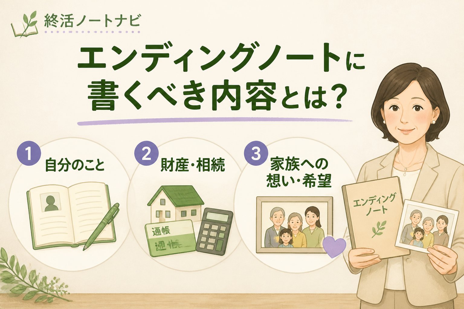 エンディングノート エンディングノートに書くべき内容とは？