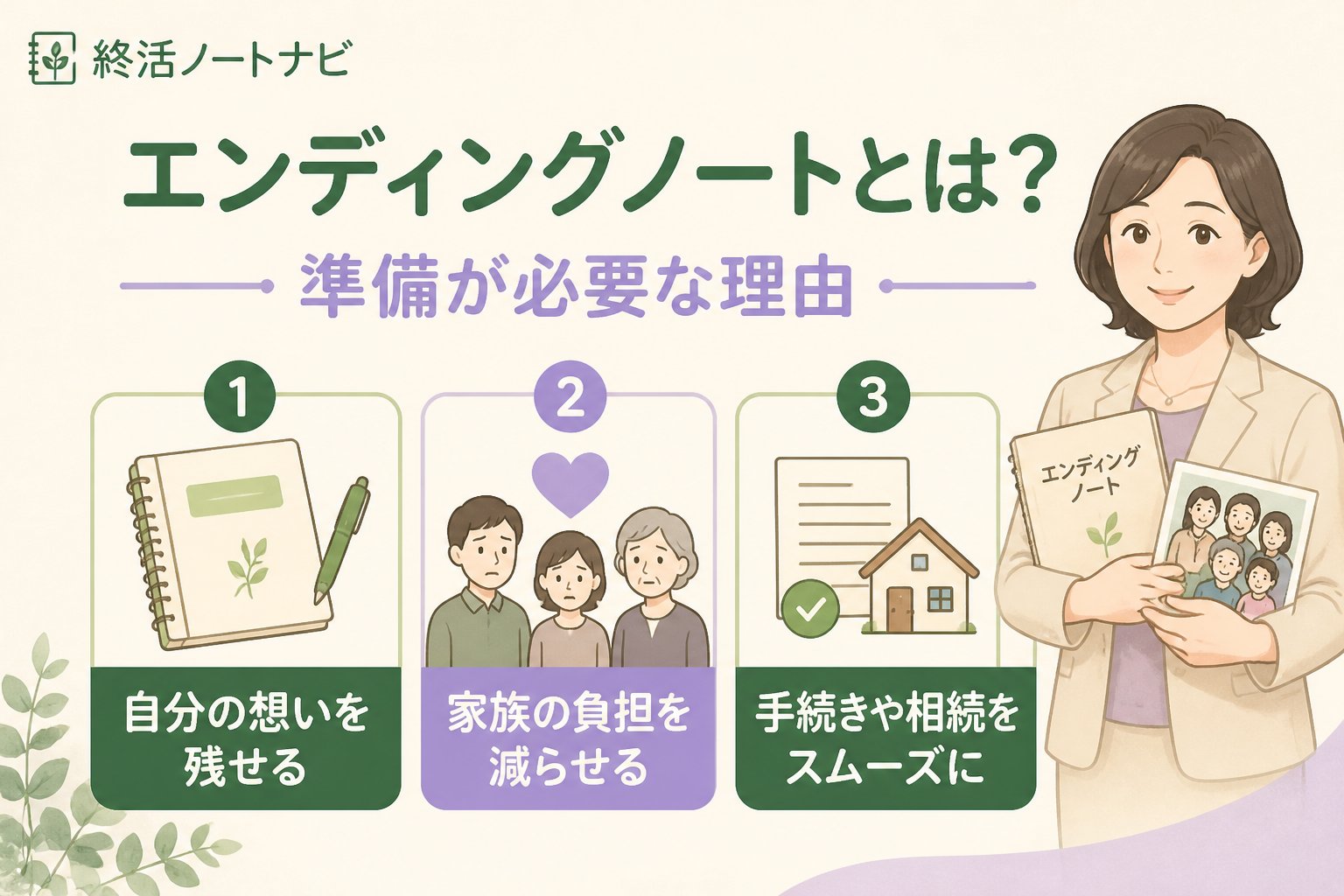 エンディングノート エンディングノートとは？準備が必要な理由