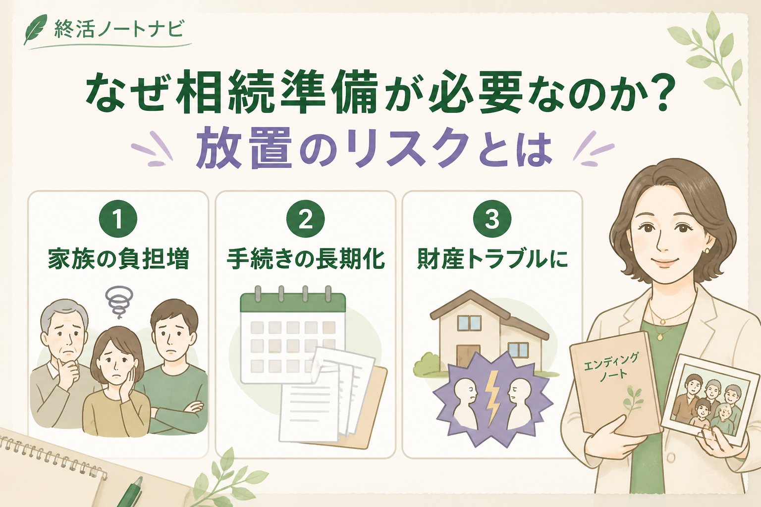 相続 なぜ相続準備が必要なのか？放置のリスクとは