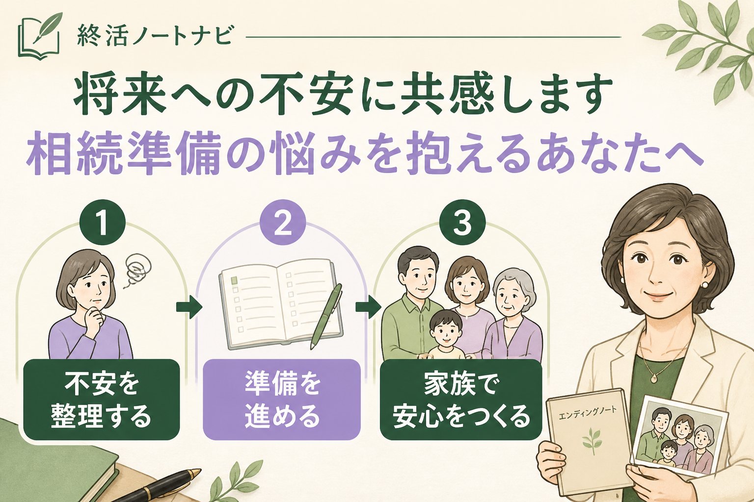 相続 将来への不安に共感します：相続準備の悩みを抱えるあなたへ