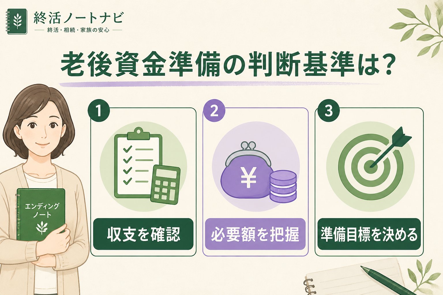 老後資金 老後資金準備の判断基準は？