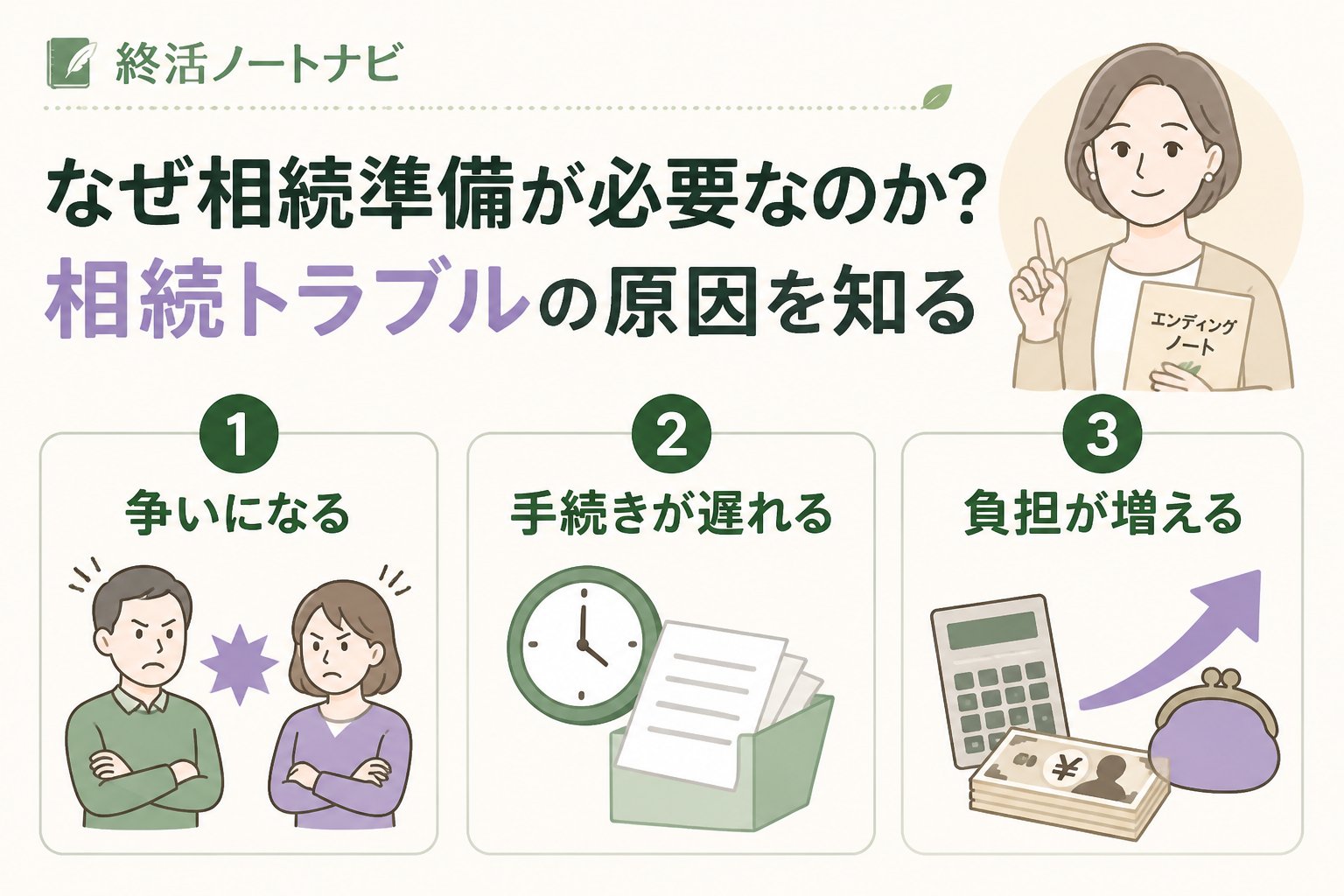 相続 なぜ相続準備が必要なのか？相続トラブルの原因を知る
