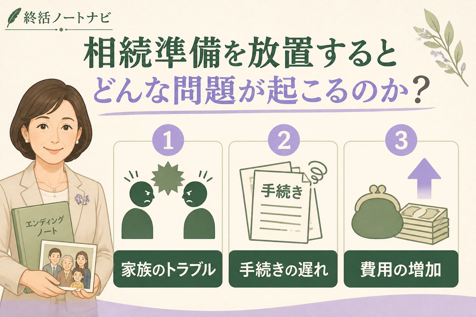 相続 相続準備を放置するとどんな問題が起こるのか？