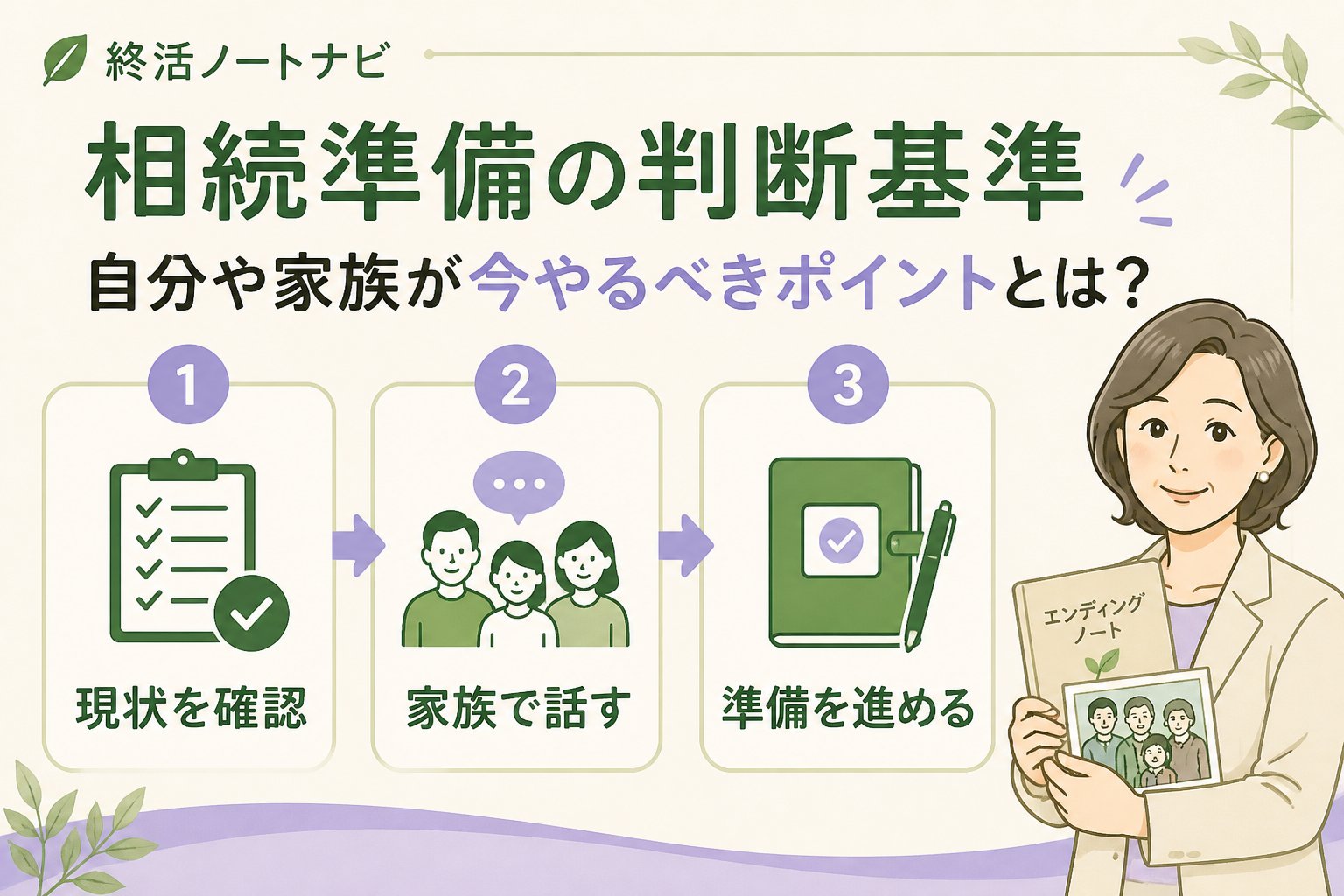 相続 相続準備の判断基準：自分や家族が今やるべきポイントとは？