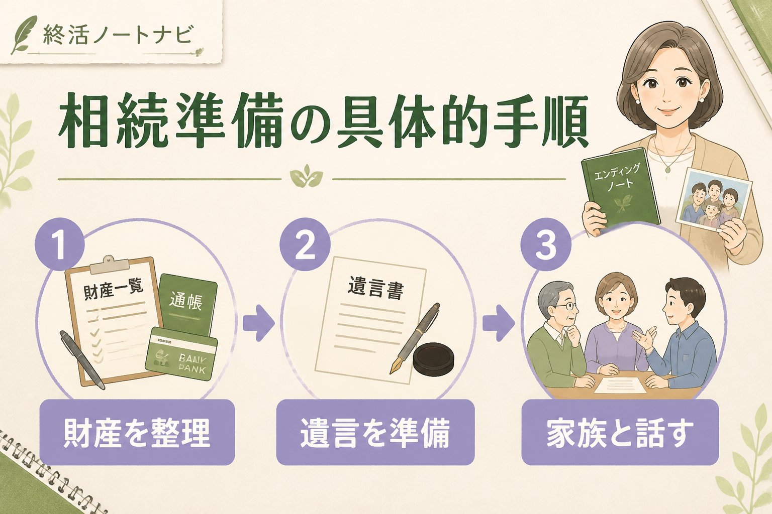 相続 相続準備の具体的手順と具体例