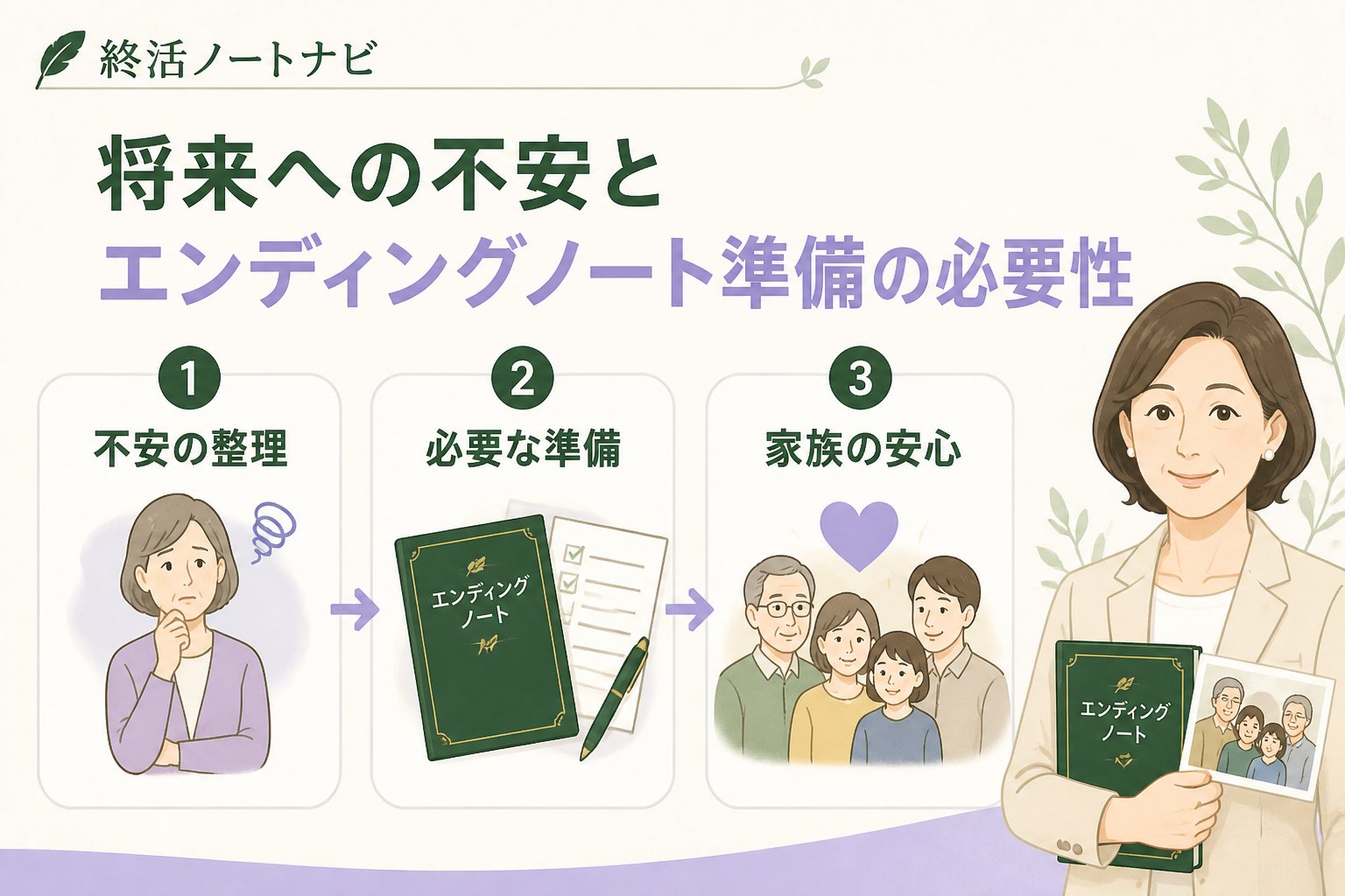 エンディングノート 将来への不安とエンディングノート準備の必要性