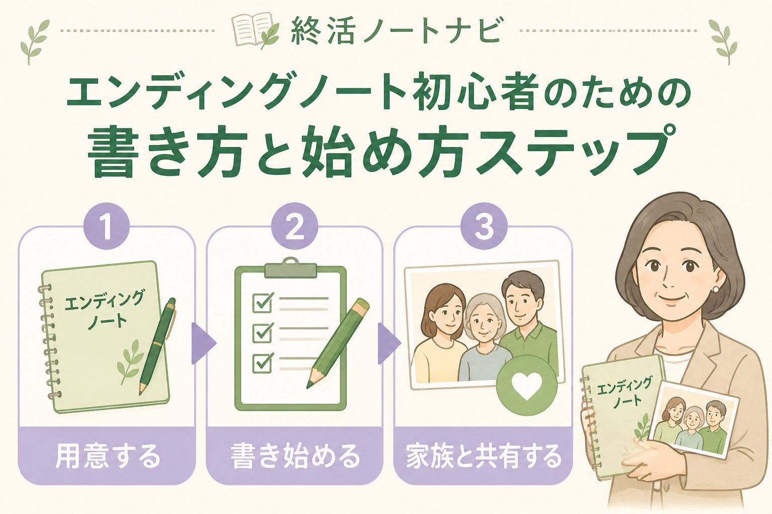 エンディングノート エンディングノート初心者のための書き方と始め方ステップ