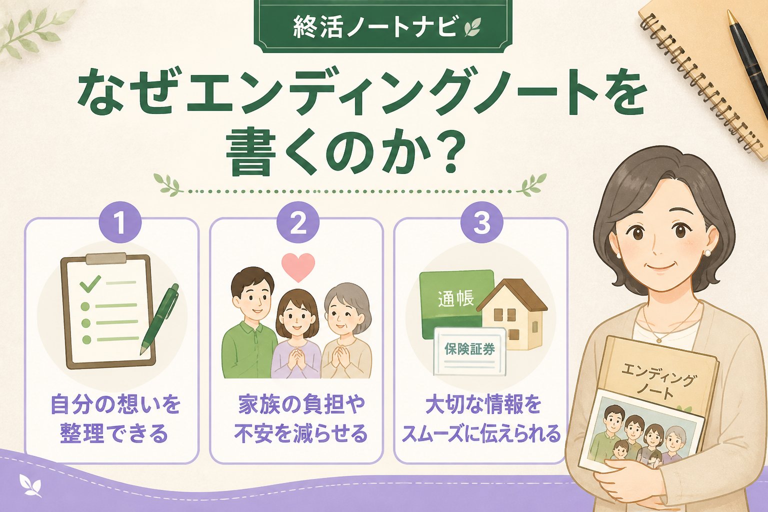 エンディングノート なぜエンディングノートを書くのか？初心者が理解すべき理由