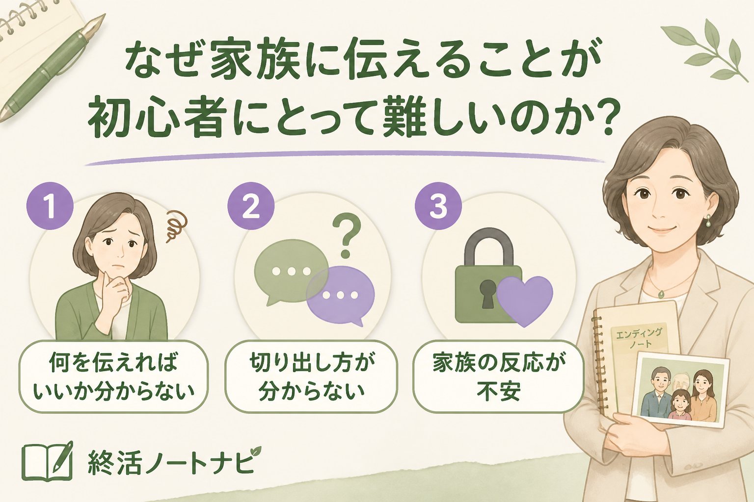 エンディングノート なぜ家族に伝えることが初心者にとって難しいのか?