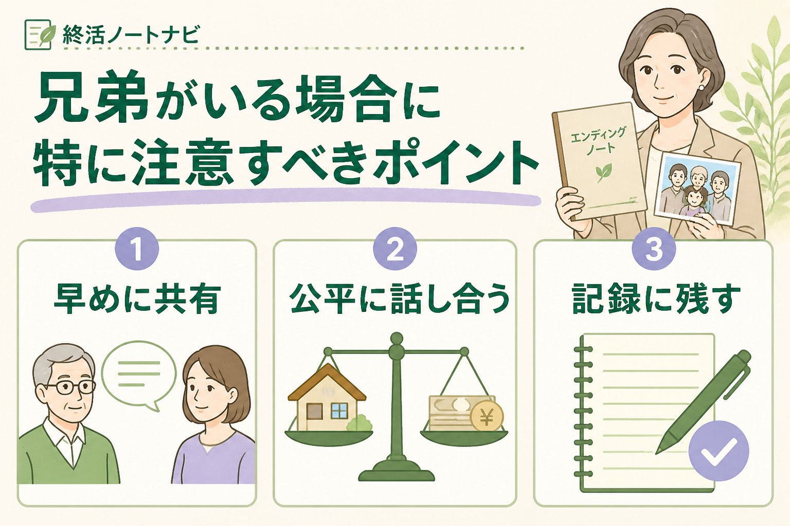 相続 兄弟がいる場合に特に注意すべきポイント
