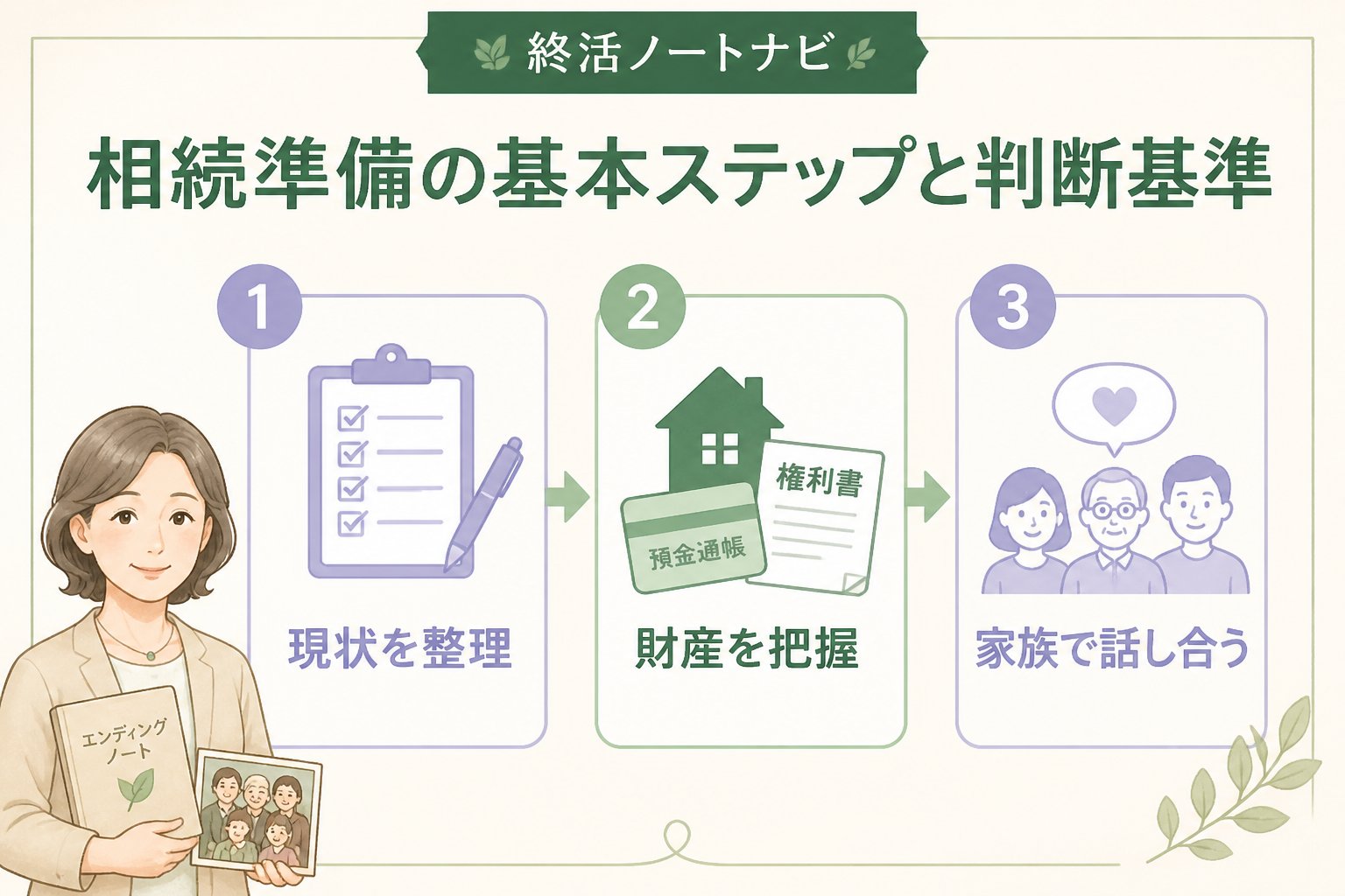 相続 相続準備の基本ステップと判断基準
