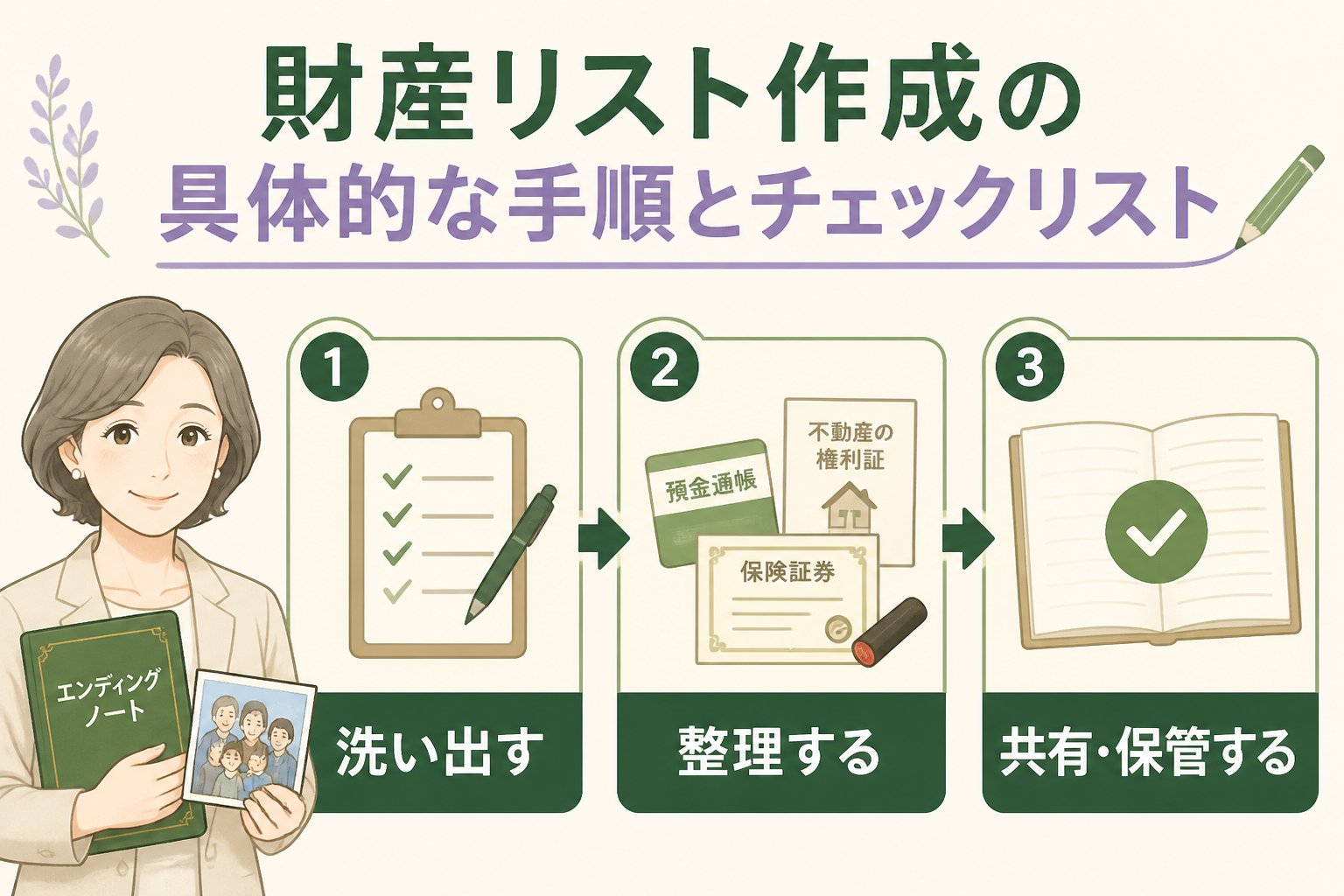相続 財産リスト作成の具体的な手順とチェックリスト