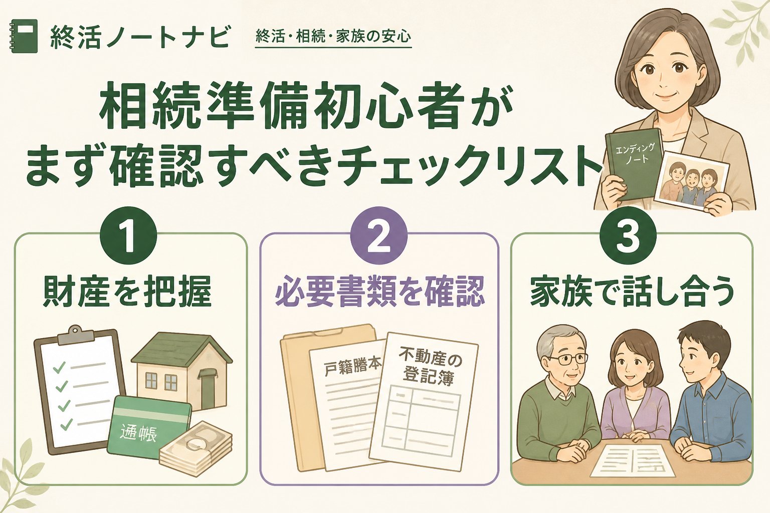 相続 相続準備初心者がまず確認すべきチェックリスト
