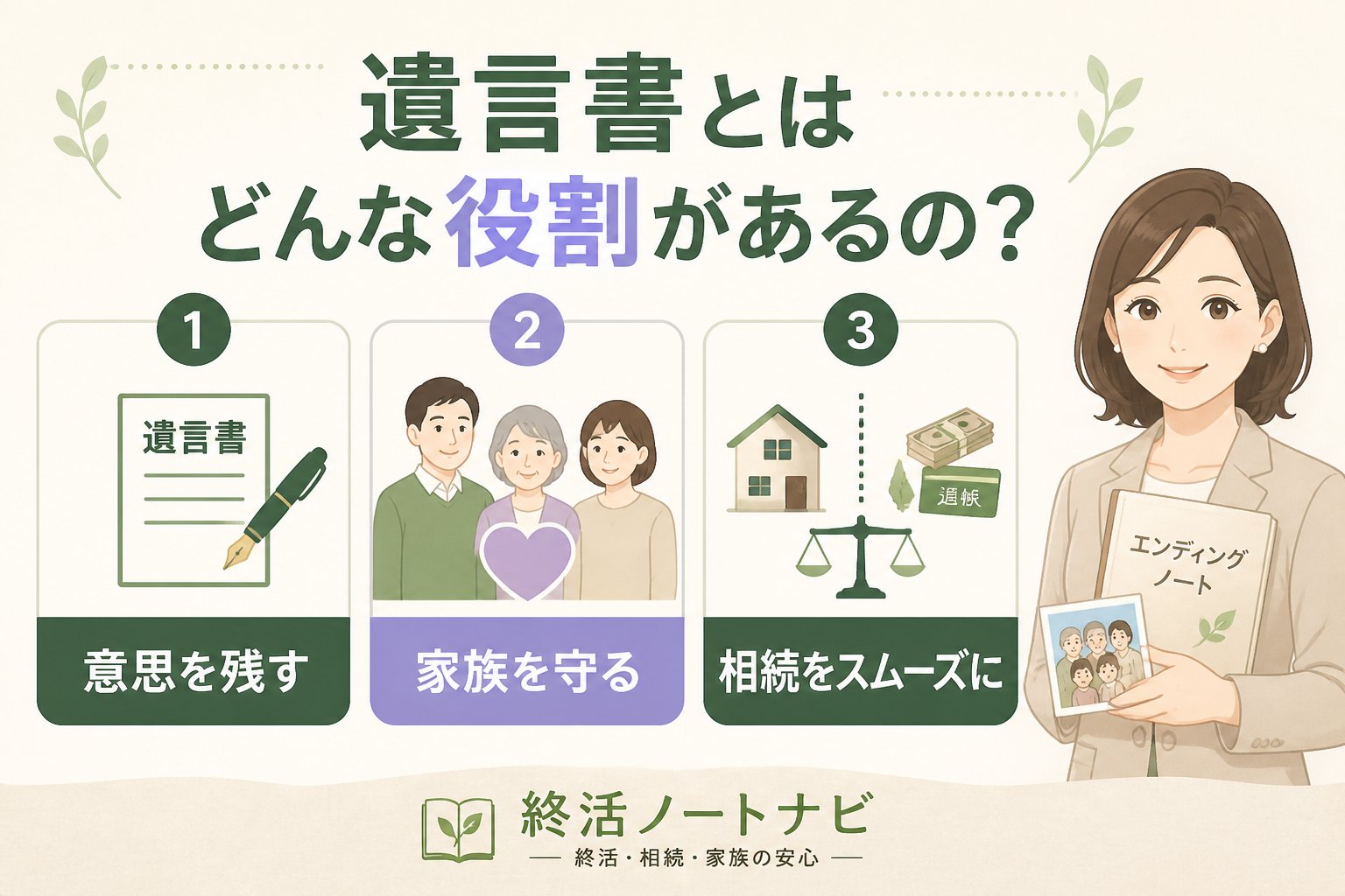 相続 遺言書とはどんな役割があるの？