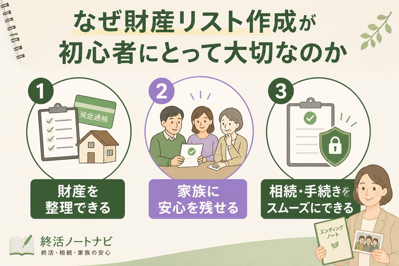 相続 なぜ財産リスト作成が初心者にとって大切なのか