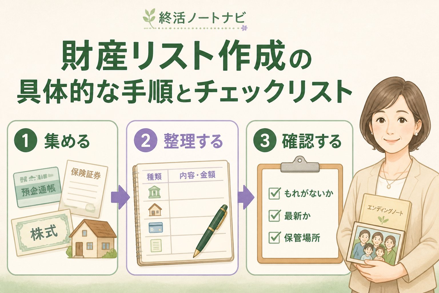 相続 財産リスト作成の具体的な手順とチェックリスト