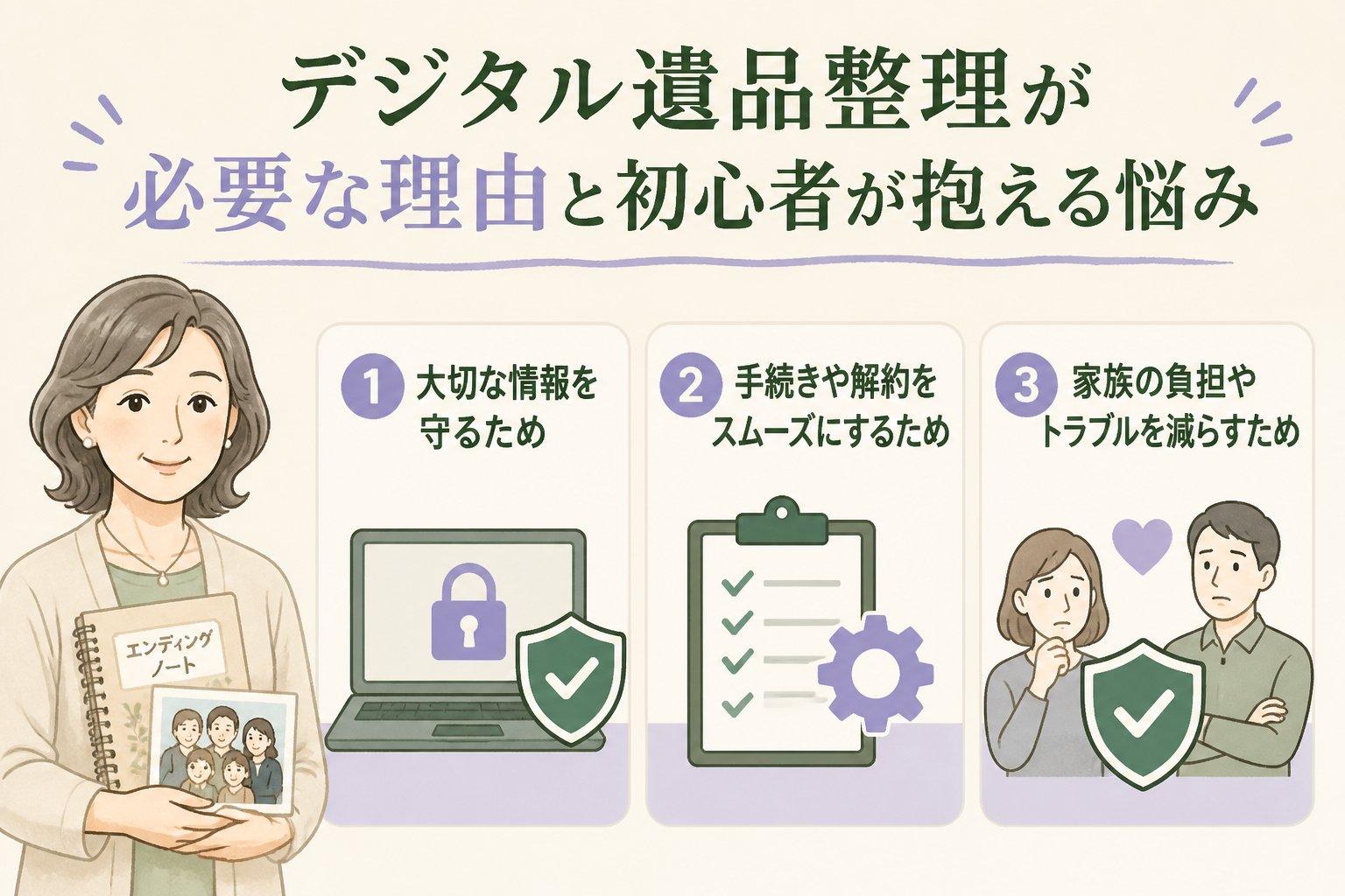 相続 デジタル遺品整理が必要な理由と初心者が抱える悩み