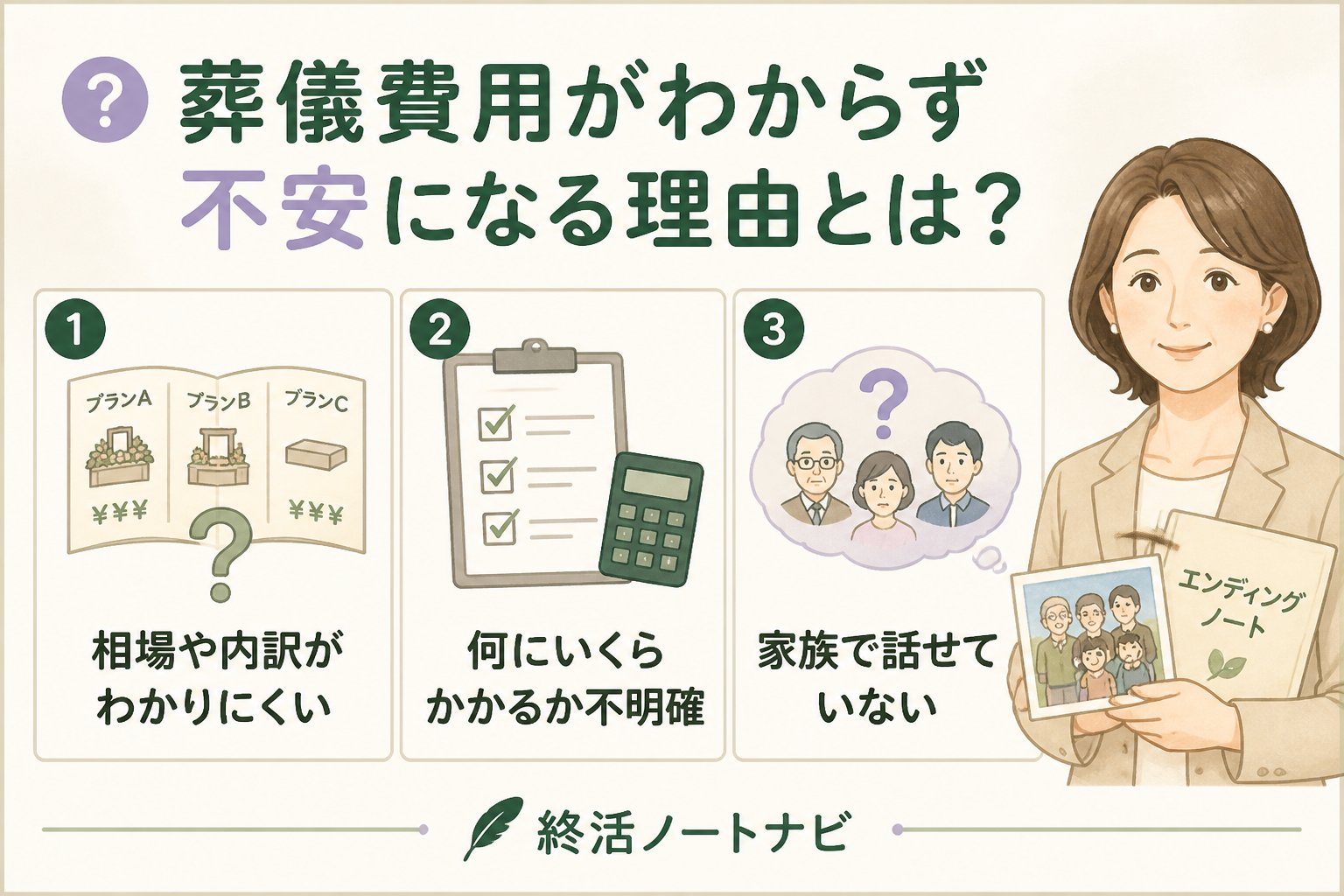 葬儀 葬儀費用がわからず不安になる理由とは？