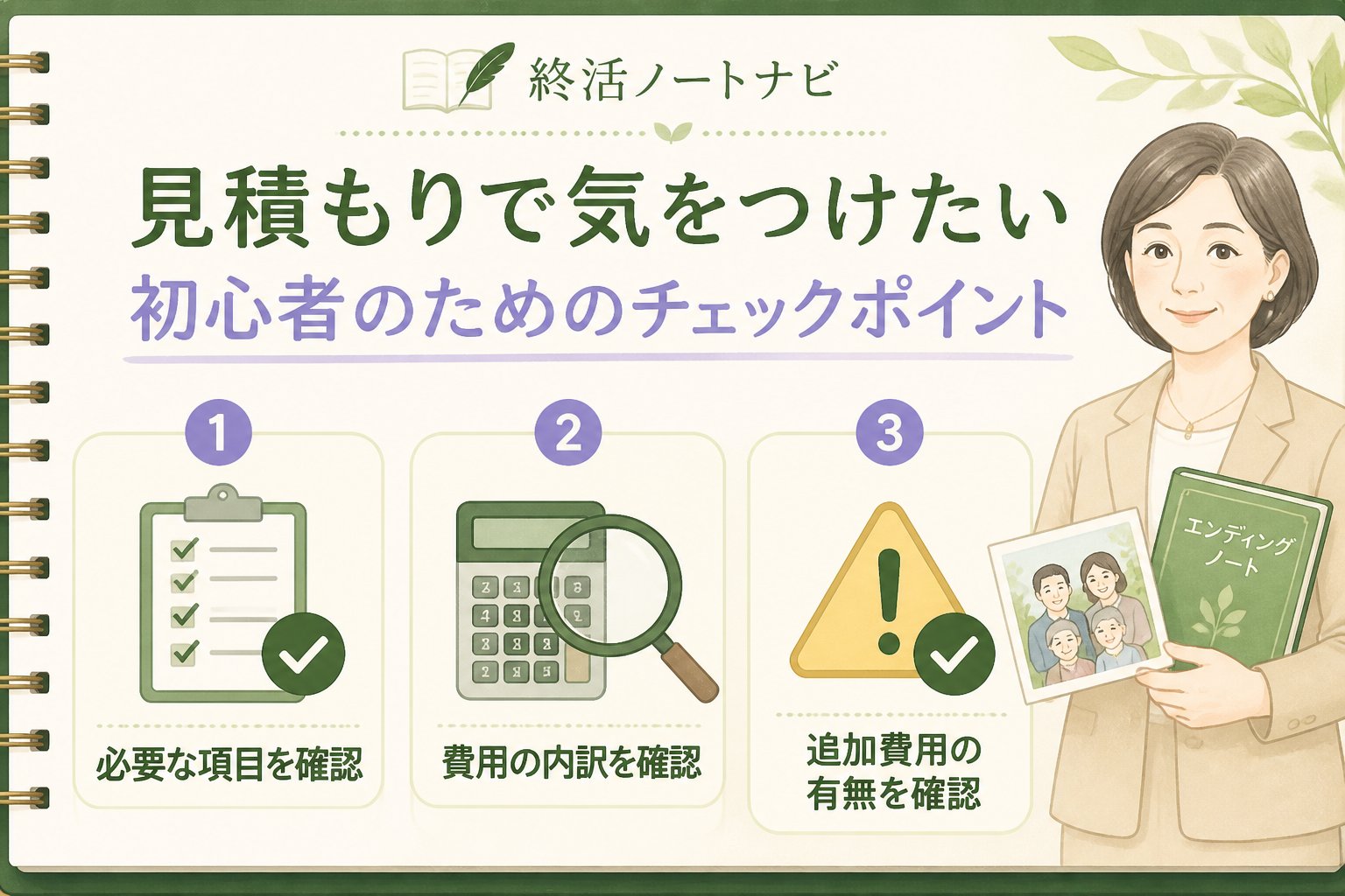 葬儀 見積もりで気をつけたい初心者のためのチェックポイント