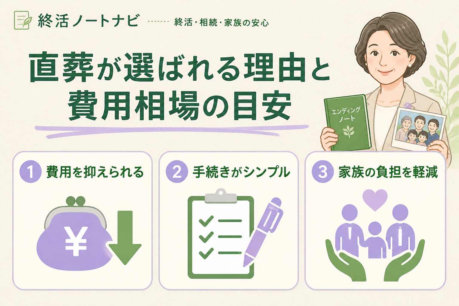 葬儀 直葬が選ばれる理由と費用相場の目安