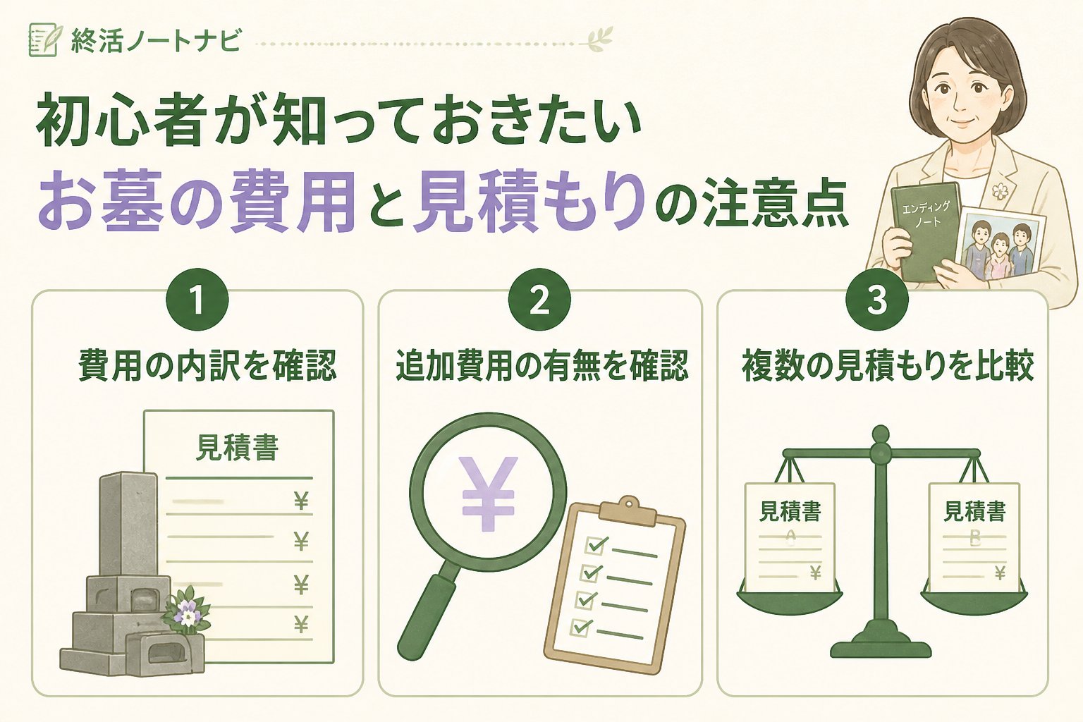 葬儀 初心者が知っておきたいお墓の費用と見積もりの注意点