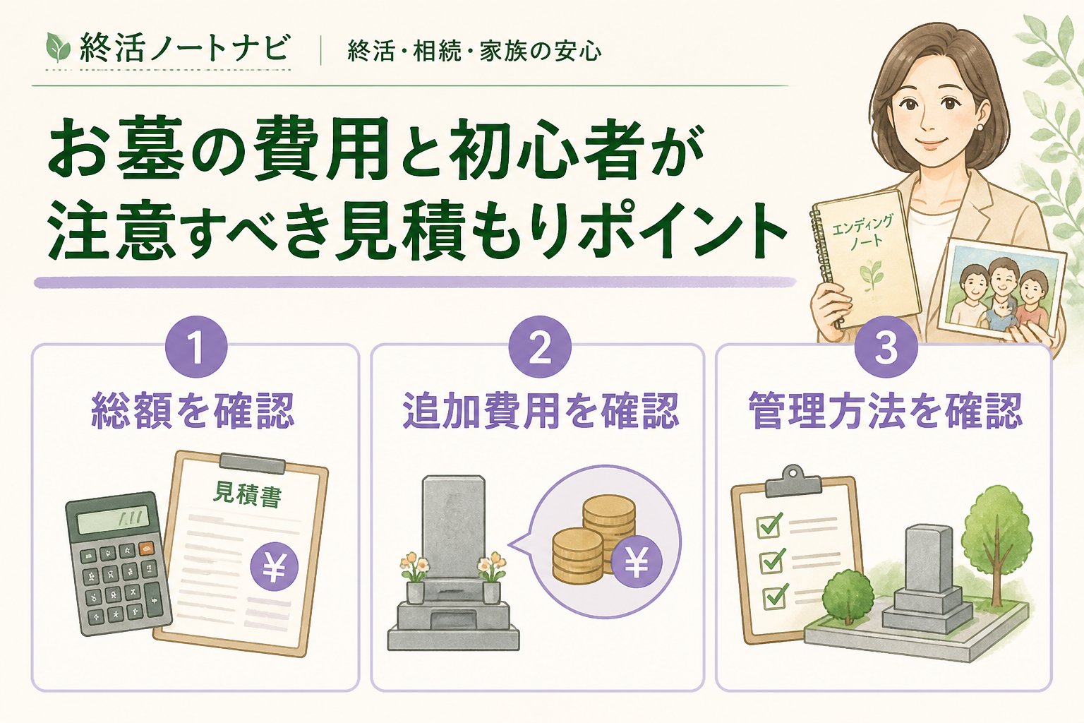 葬儀 お墓の費用と初心者が注意すべき見積もりポイント