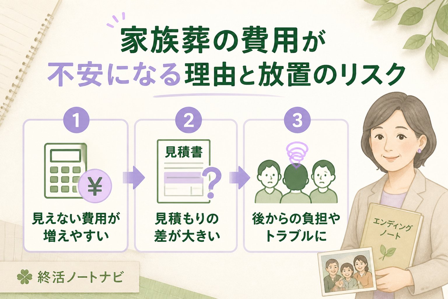 葬儀 家族葬の費用が不安になる理由と放置のリスク