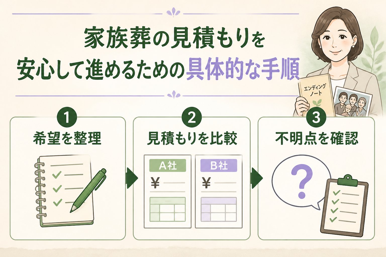 葬儀 家族葬の見積もりを安心して進めるための具体的な手順