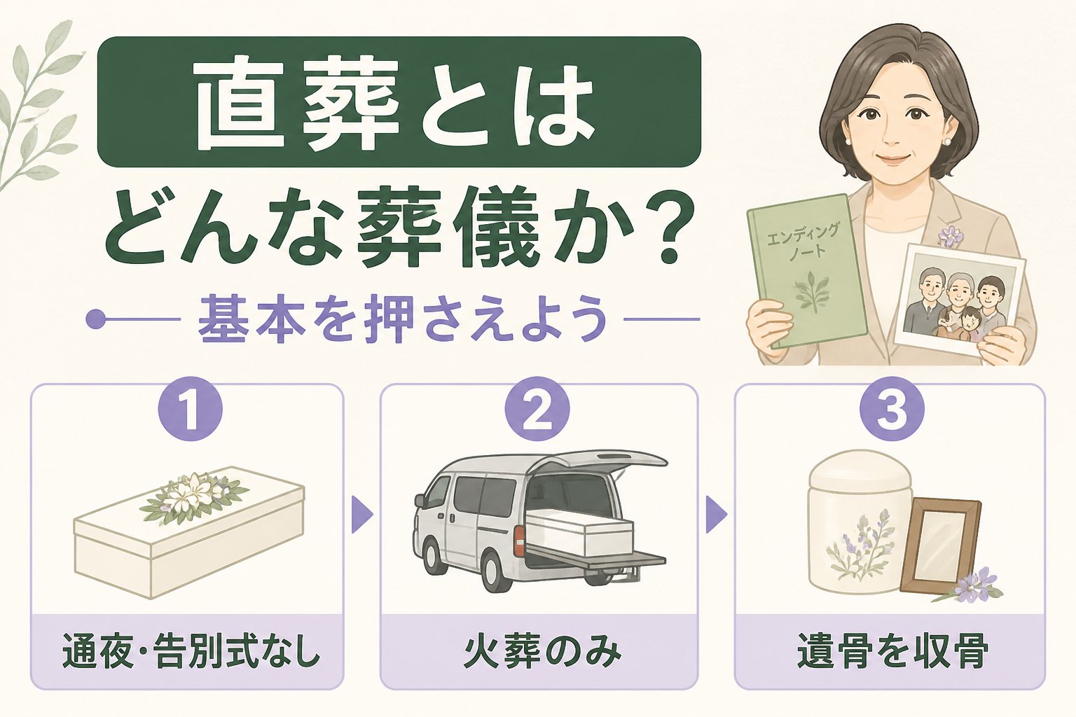 葬儀 直葬とはどんな葬儀か？基本を押さえよう